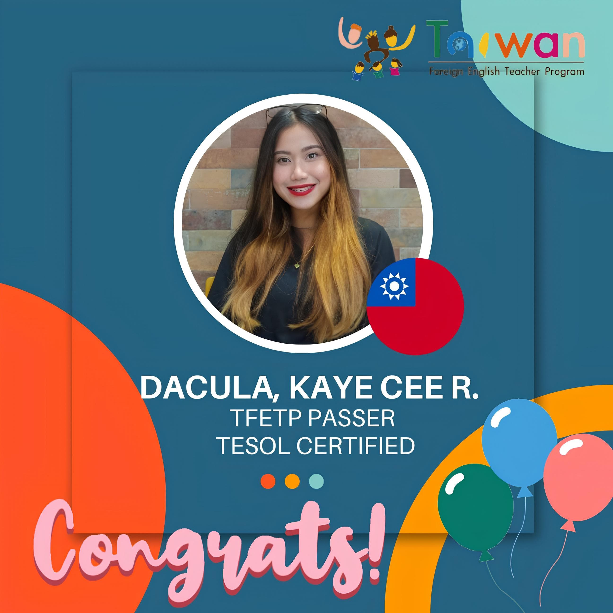 TESOL/TEFL successful alumni graduate 1