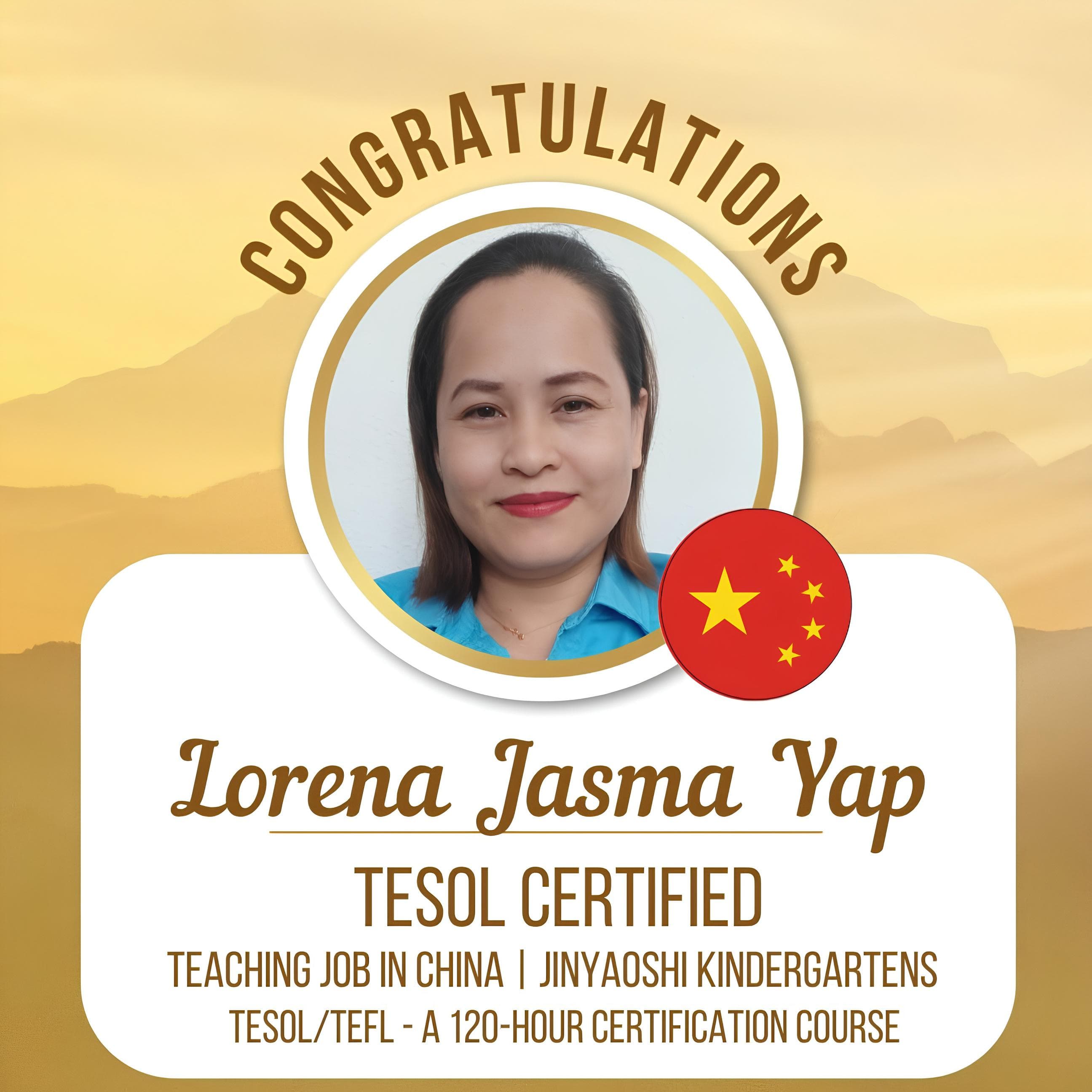 TESOL/TEFL successful alumni graduate 13