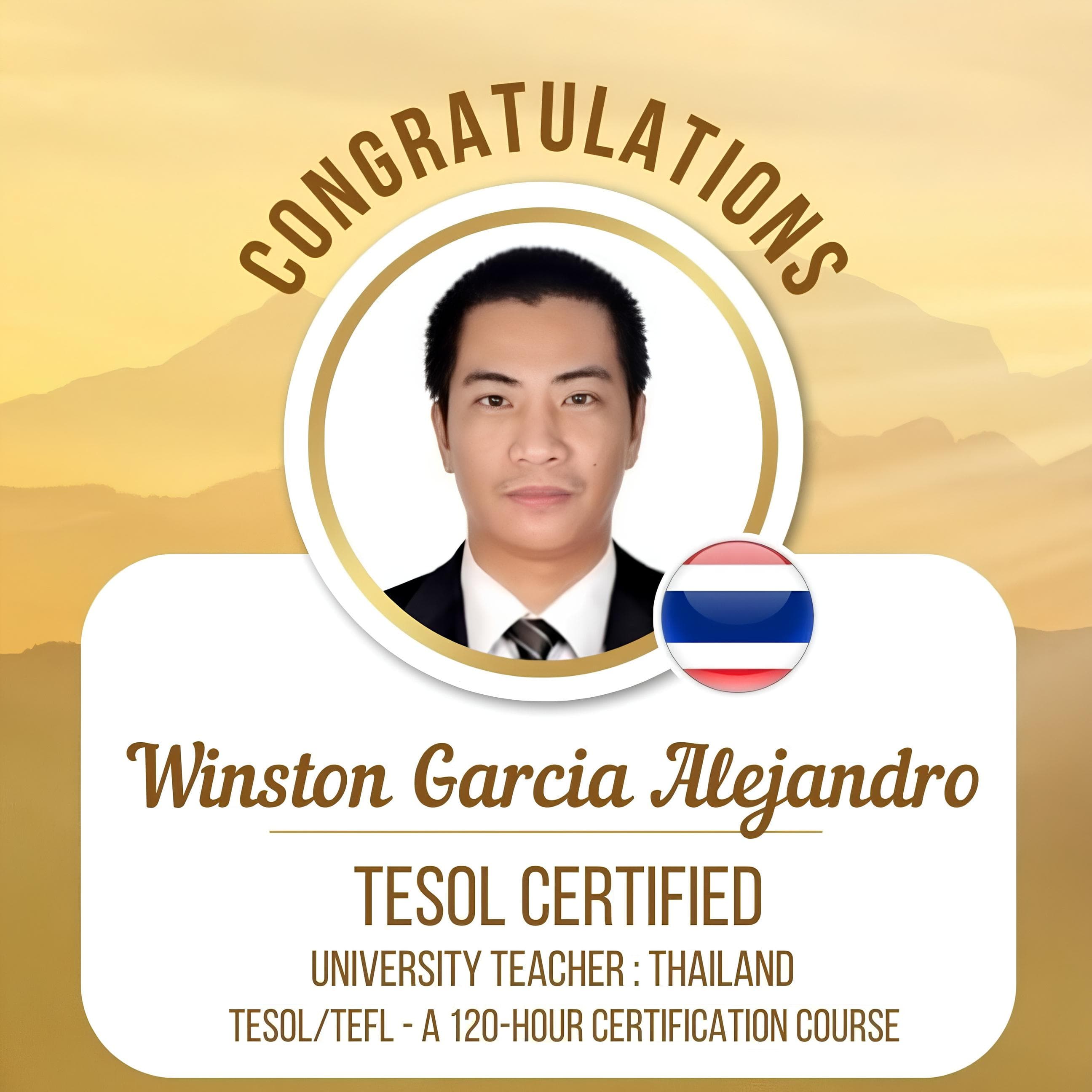 TESOL/TEFL successful alumni graduate 17