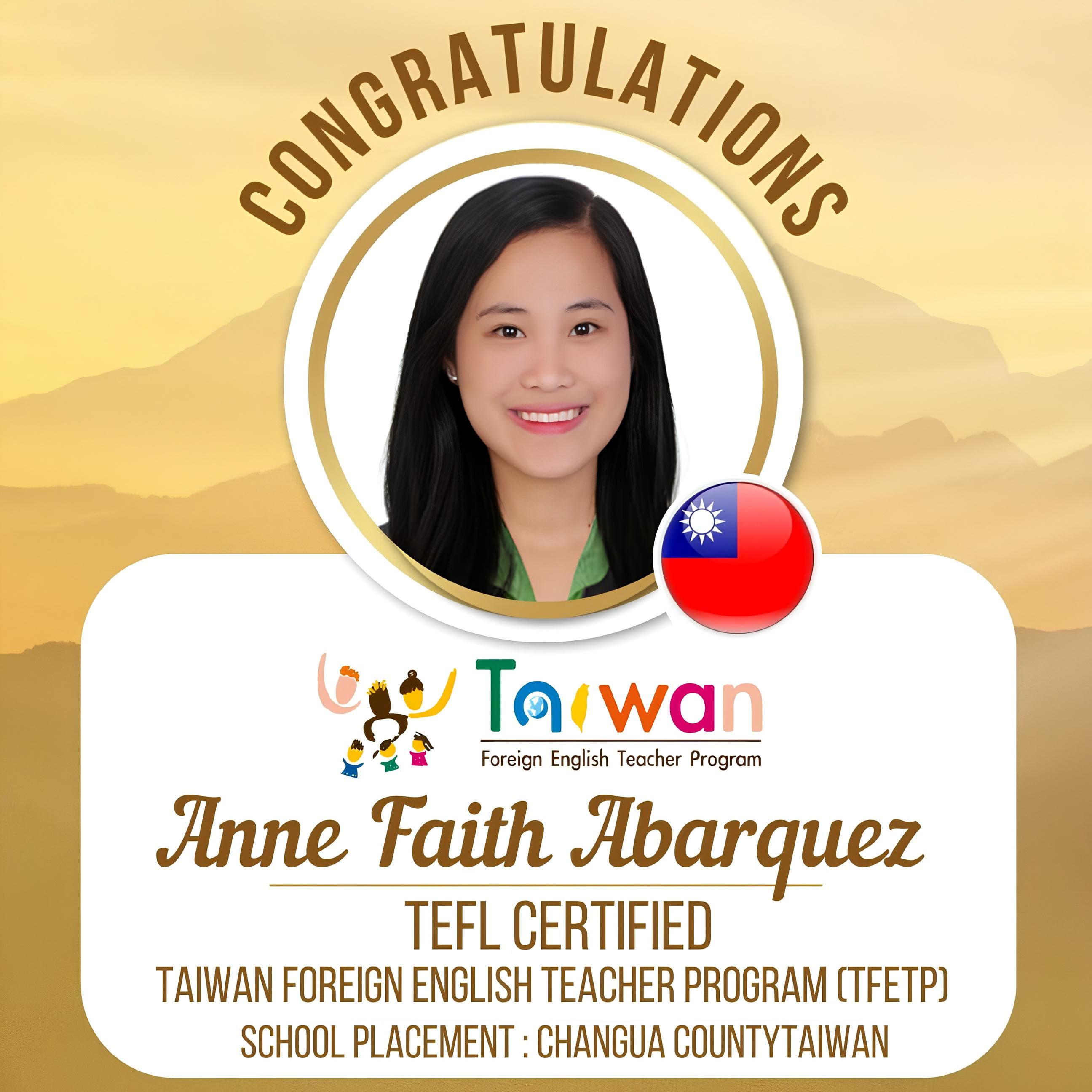 TESOL/TEFL successful alumni graduate 2