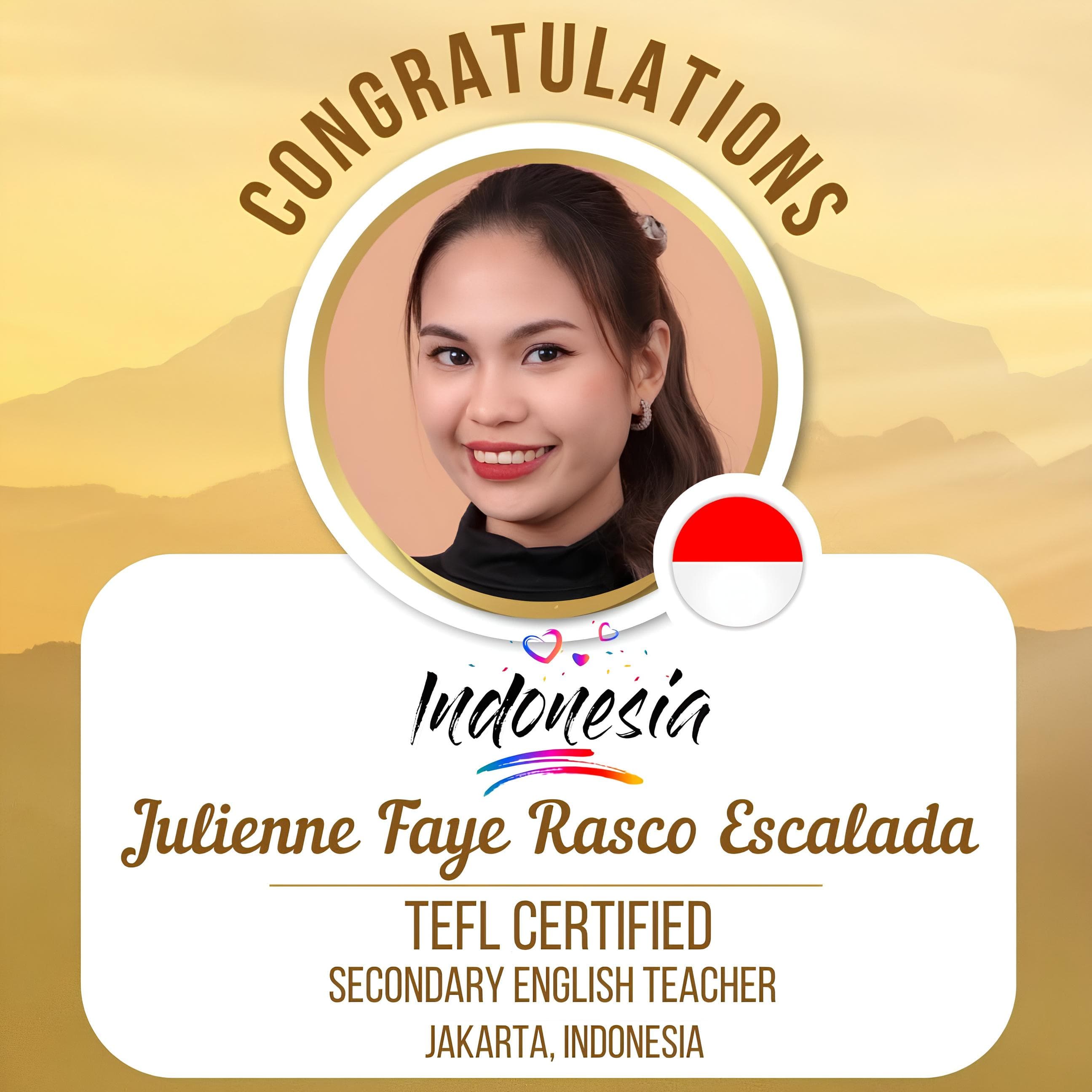 TESOL/TEFL successful alumni graduate 28
