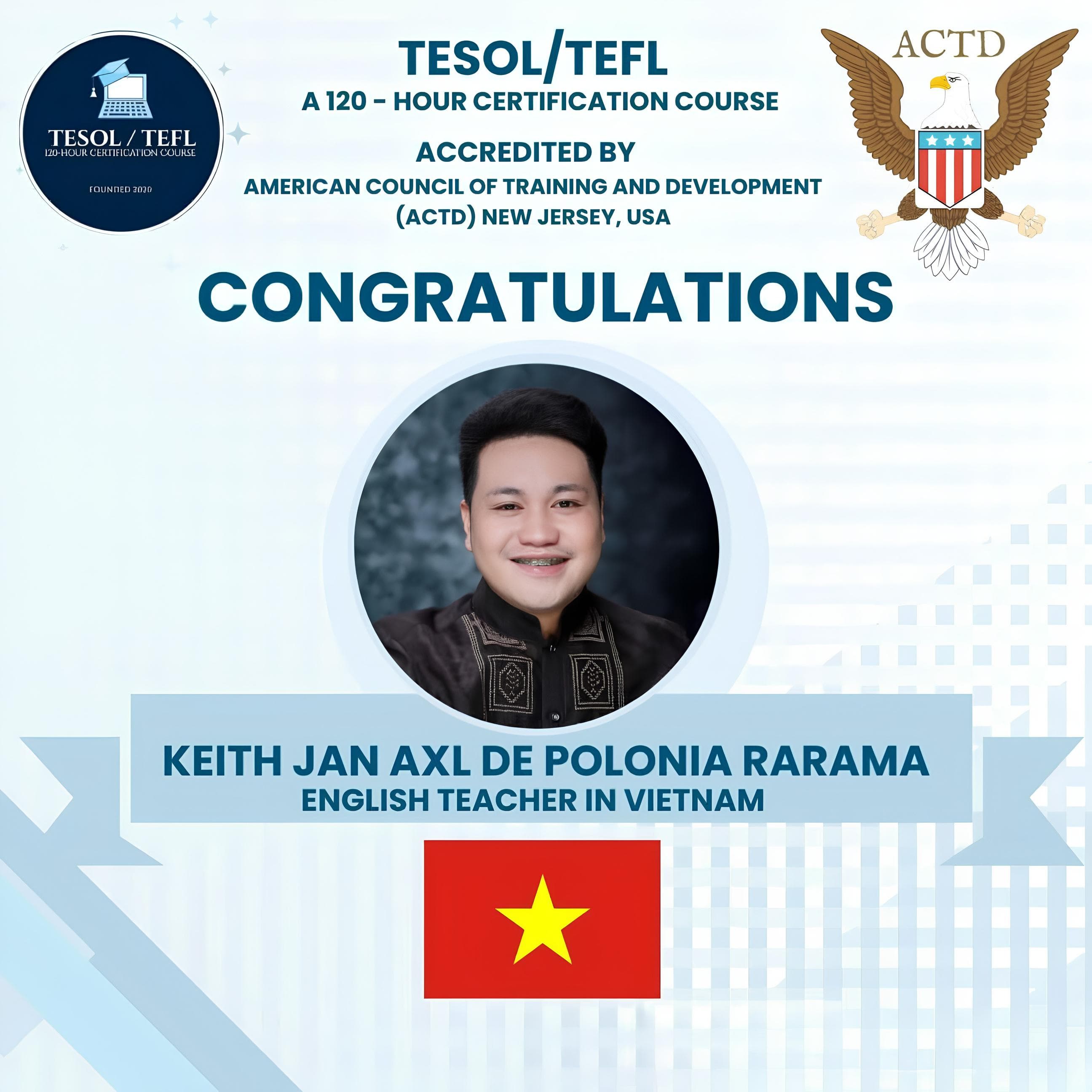 TESOL/TEFL successful alumni graduate 34