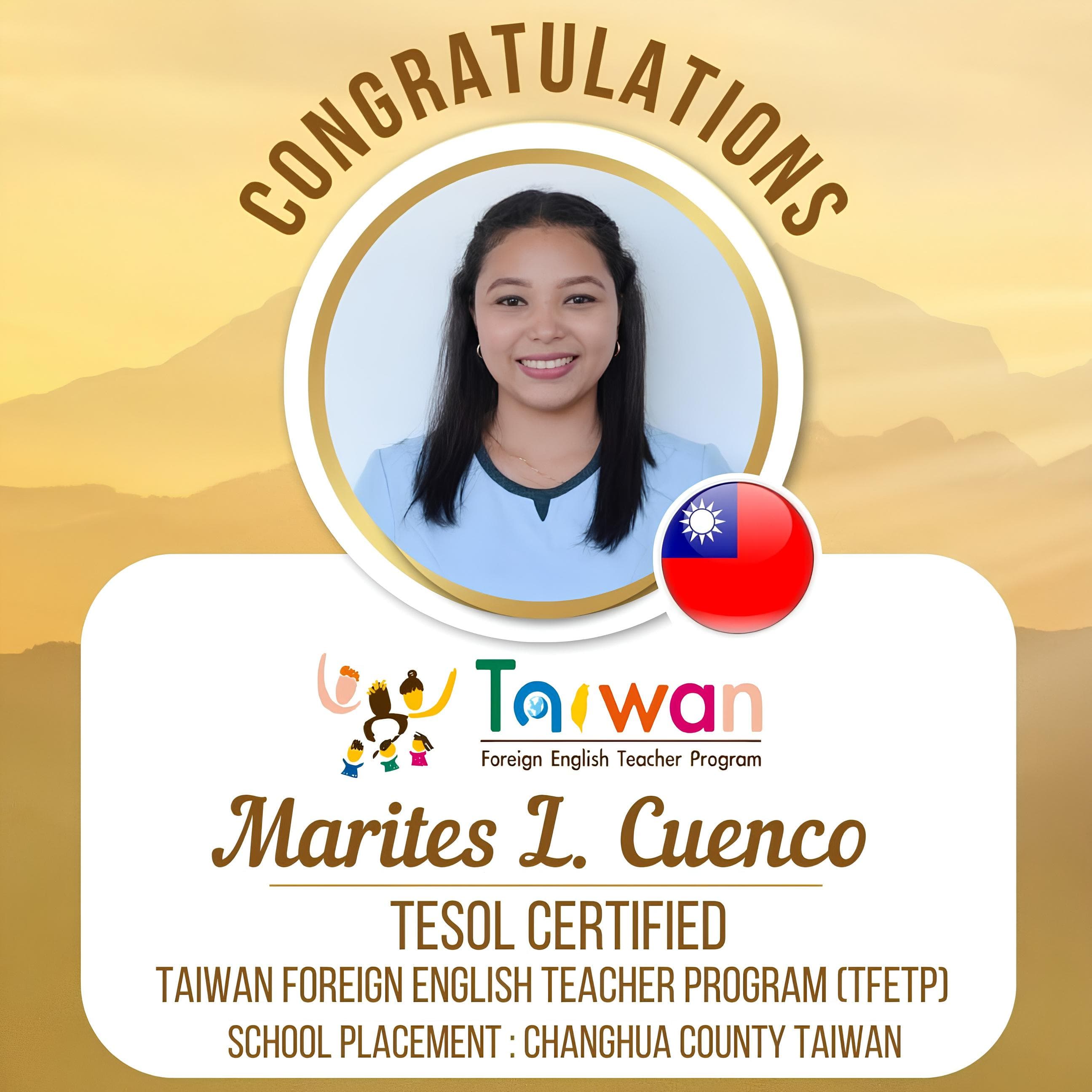 TESOL/TEFL successful alumni graduate 5